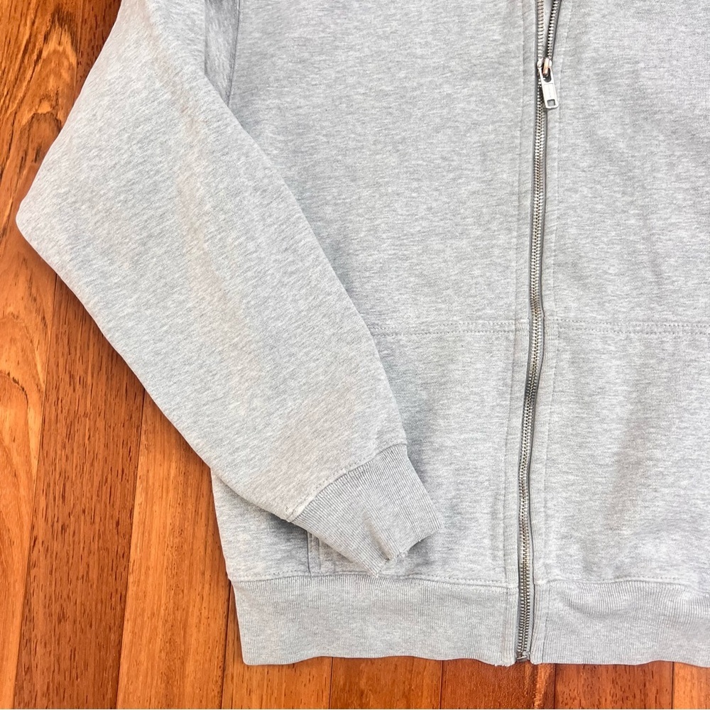 Brandy Melville Gray Full Zip Hoodie Sweatshirt- XS-M - Picture 2 of 10